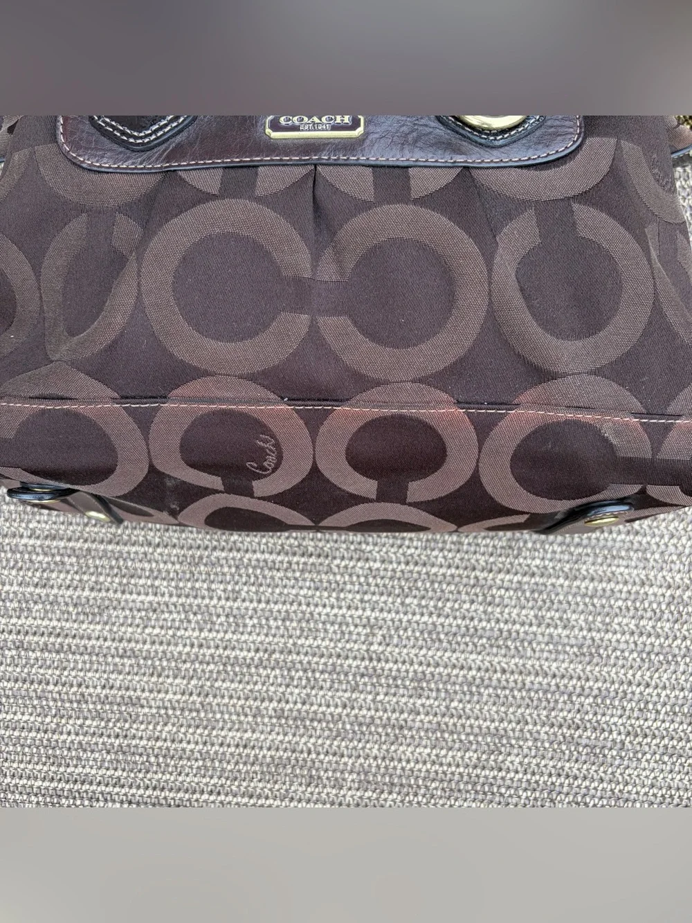 Coach Vintage 2008 Madison Op Art Sabrina Satchel